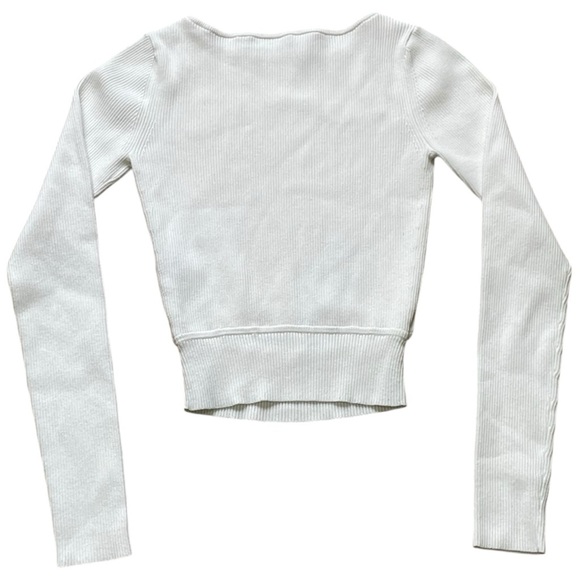 White Wilfred Crop Top (XS) - Picture 2 of 5